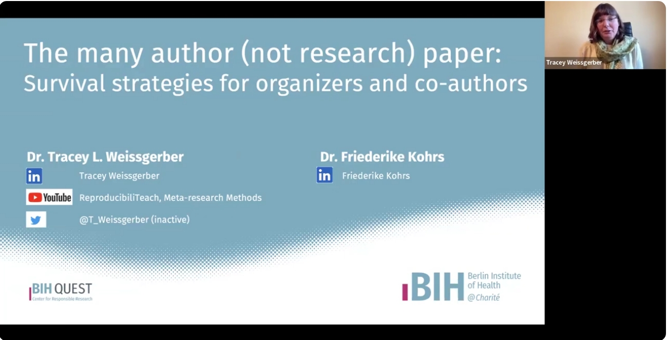 How to write or be a co-author on a many author (not research) paper